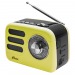 Радиоприемник трёхдиапазонный RITMIX RPR-033 LEMON, Bluetooth v.5.3, USB флэш/microSD, MP3, вход USB Type-C, лимонный(1/30)#2129437