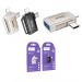 Переходник Type-C/8 pin(m) - USB(f) HOCO UA31F, пластик, OTG, USB2.0, цвет: чёрный (1/46/276)#2111844