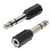 Переходник 6.35мм M (штекер)--> 3.5мм F (гнездо) VCOM <CA546> (1/500)#2111499