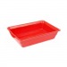 Лоток глубокий с сеткой 36*25*9 см., красный (1/20)#2139056