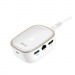 USB-концентратор Baseus, CAHUB-AC02, AC Multifunctional, USB3.0*2+4K HD*1+SD/TF*1+RJ45, цвет: белый#2121582