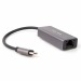Кабель-переходник USB 3.1 Type-C--> RJ-45 1000Mbps Ethernet, Aluminum Shell, 0.15м TELECOM <TU320M> (1/240)#2115081