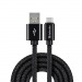 USB кабель USB09-03T PRO USB2.0 Черный, AM-Type-C, 1m, 2.1A#2111385