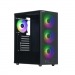 Корпус компьютерный RaptorX черный,ATX,4fans,switchM/BSync#2158923