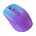 Беспроводная оптическая мышь Mystery MM-301 LED,2.4+2*BT,4D,1600dpi,фиолет#2111479