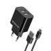Сетевой адаптер UPC-21 2xUSB,5V/2.1А кабель microUSB#2111347