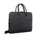 Сумка для ноутбука Trendy 15-16" PU кожа, черный, карман#2111321