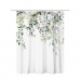 Штора для ванной Elegance L-01 180x200cм,90гм2,листья зеленые#2111317