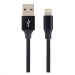 USB кабель шт.USB (A) - шт.Lightning 2,0м, 2,0A, чёрный I4317 "Perfeo"#2117834