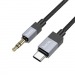 Аудио Адаптер HOCO UPA32B Type-C - 3.5mm AUX (черный)#2117371
