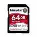 SDXC  64GB  Kingston Class 10 UHS-II U3 V90 React Plus (300 Mb/s)#2117205