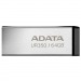 USB 3.2  64GB  A-Data  UR350  серебро/чёрный металл#2112446