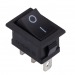 Выключатель клавишный 250В 6А (4с) ON-OFF черный (SBE-06-S34b)#2116646