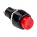 Выключатель-кнопка 250В 2А (2с) ON-OFF красная (SBE-06-S36fr-rp)#2116657