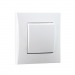 Выключатель 1-клавишный 10А белый "Вега" (SBE-08w-10-SW1-0)#2116279
