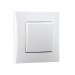 Выключатель проходной 1-клавишный 10А белый "Вега" (SBE-08w-10-SW12-0)#2116287