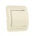 Выключатель 1-клавишный 10А бежевый, керамика "Марс" (SBE-02i-10-SW1-0-c)#2115049