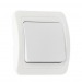 Выключатель 1-клавишный 10А белый, керамика "Марс" (SBE-02w-10-SW1-0-c)#2115051