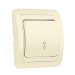 Выключатель проходной 1-клавишный 10А бежевый, керамика "Марс" (SBE-02i-10-SW12-0-c)#2115065