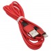 Кабель для зарядки и передачи данных S14 Lightning красн./черн., 3 А, 2 м, Smartbuy (iK-522-S14rb)#2111868