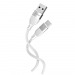 Кабель для зарядки и передачи данных S72 Type C белый, 3 А, сил., 1м, Smartbuy (iK-3112-S72w)#2112305