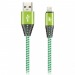 Дата-кабель Smartbuy 8pin HEDGEHOG зеленый 2 А, 1 м (iK-512HH green)/100#2112177