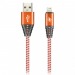 Дата-кабель Smartbuy 8pin HEDGEHOG красный 2 А, 1 м (iK-512HH red)/100#2112174