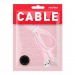 Дата-кабель Smartbuy MicroUSB кабель в резин. оплетке Gear, 1 м., <2А, розовый (iK-12RG rose)#2111924