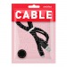 Дата-кабель Smartbuy Type C кабель в рез.оплет. Gear, 1м. мет.након.,<2А,черн.(iK-3112ERG black)/100#2112269