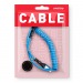 Дата-кабель Smartbuy USB - micro USB, спиральный, длина 1,0 м, синий (iK-12sp blue)/100#2111921