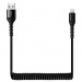 Дата-кабель Smartbuy USB-8 pin, в коробке, SPIRAL, 1 метр, черный (ik-512spbox black)#2112338