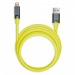 Кабель для зарядки и передачи, супертолстый BOLD LIGHTNING желтый, 3А, TPE, 1 м, Smartbuy#2112374