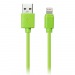 Дата-кабель Smartbuy USB - 8-pin для Apple, цветные, длина 1 м, зеленый (iK-512c green)/500#2111935