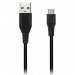 Дата-кабель Smartbuy USB - micro USB, цветные, длина <1 м, черный (iK-12c black)#2111971