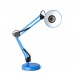 Настольный светильник под лампу E27 на основании, голубой (SBL-DL-E27-bl)#2114070