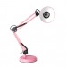 Настольный светильник под лампу E27 на основании, розовый (SBL-DL-E27-p)#2114074
