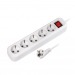 Удлинитель Smartbuy, 5 гнезд 10 м, 16А/3,5кВт с выкл. и заземлением ПВС 3х1,0 (SBE-16-5-10-ZS)#2112780