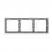Рамка 3-местная графит "Капелла" (SBE-09g-00-FR-3)#2113725