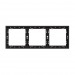 Рамка 3-местная черная "Капелла" (SBE-09b-00-FR-3)#2113726