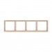 Рамка 4-местная шампань "Капелла" (SBE-09c-00-FR-4)#2113732