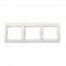 Рамка 3-местная горизонтальная белая "Марс" (SBE-02w-00-FR-3)#2113299