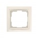 Рамка 1-местная пластик бежевая "Нептун" (SBE-05i-Plastic-FR-1)#2113235