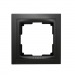 Рамка 1-местная пластик черная "Нептун" (SBE-05b-Plastic-FR-1)#2112773