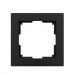 Рамка 1-местная пластик черная "Нептун" (SBE-06b-Plastic-FR-1)#2112772