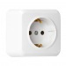 Розетка 1-местная 16А с заземлением белая "Юпитер" (SBE-03w-16-S1-Z)#2112740