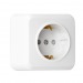 Розетка 1-местная 16А с заземлением белая с защ. штор. "Юпитер" (SBE-03w-16-S1-1Z)#2112741