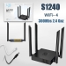 Wi-Fi Роутер LP-LINK WR850 N300, 2.4ГГц, 4 порта LAN (черный)#2117111