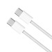 Кабель Type-C - Type-C ORG MQKJ3AM/A 60W 100см 3A (A) (white) (241782)#2141645