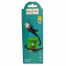 Кабель USB - Lightning HOCO DU06 (3A/1m/текстиль) черный#2117825