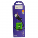 Кабель USB - Micro USB HOCO DU06 (3A/1m/текстиль) черный#2117823